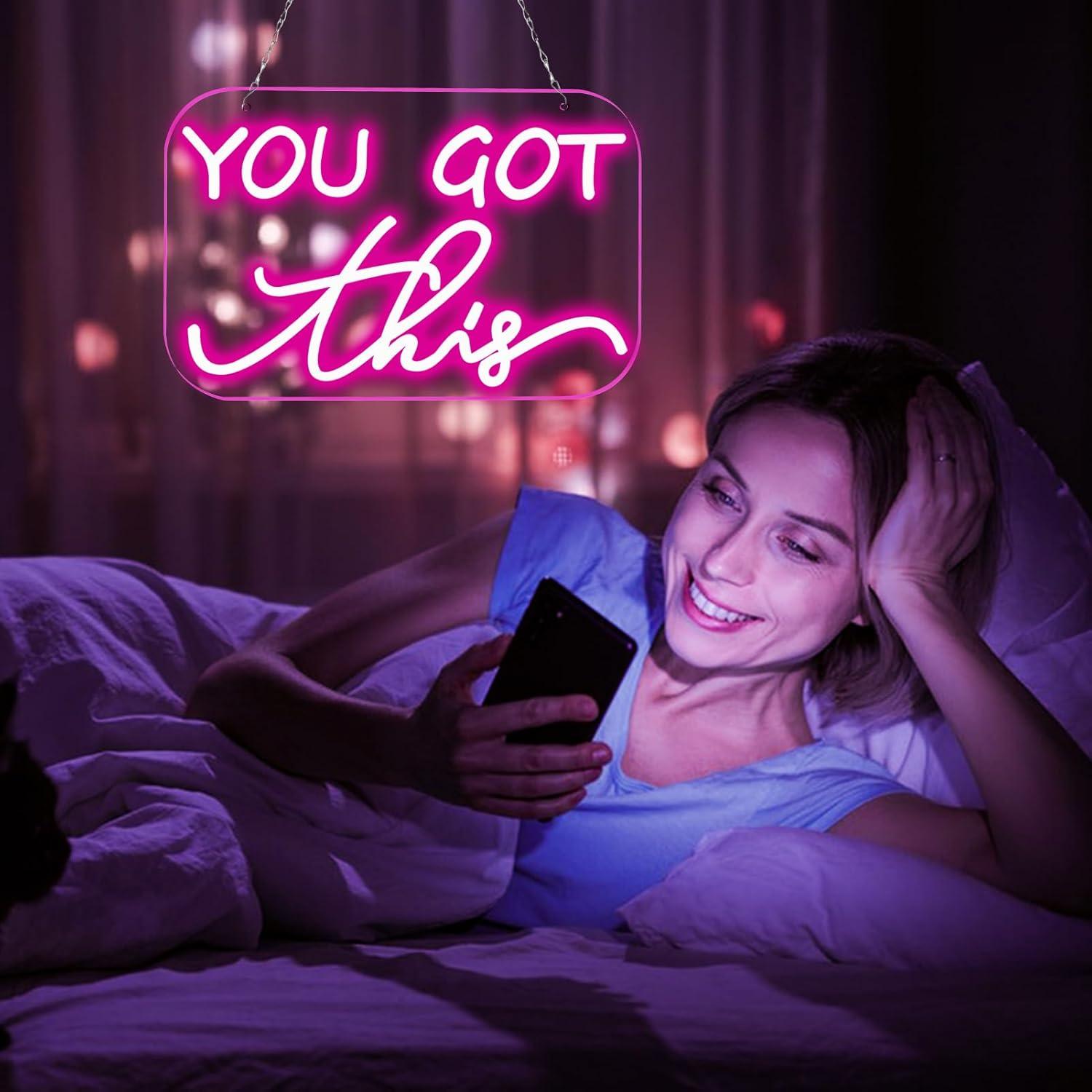 You Got This Neon Sign USB Dim - Home Gym Neon Sign ulasan dan harga