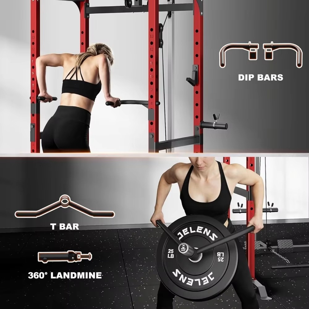 S21 Power Cage Multi-Function  - Home Gym Equipment Set ulasan dan harga