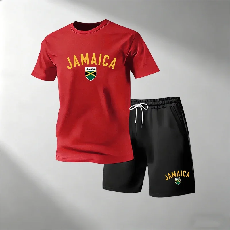 JAMAICA Summer Casual T-Shirts - Home Gym Yoga ulasan dan harga