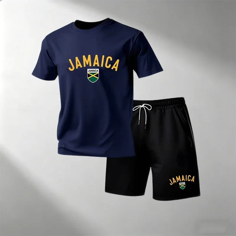 JAMAICA Summer Casual T-Shirts - Home Gym Yoga ulasan dan harga