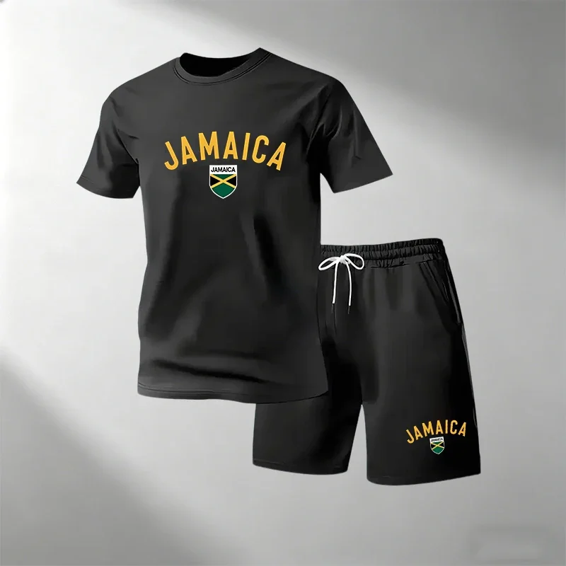 JAMAICA Summer Casual T-Shirts - Home Gym Yoga ulasan dan harga
