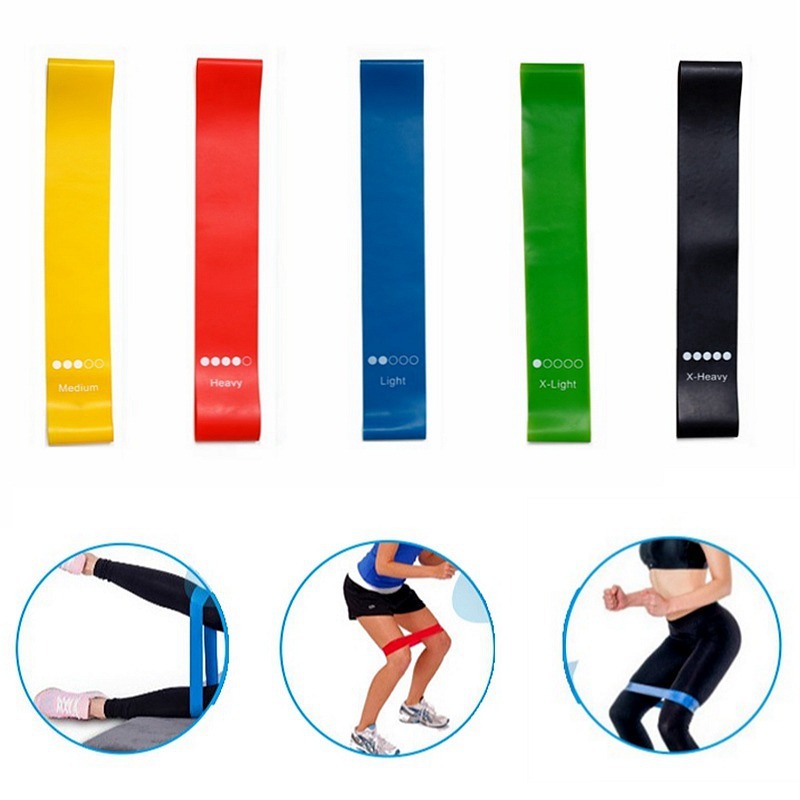 Generic Tpe Resistance Bands 5 - Home Gym Routine ulasan dan harga