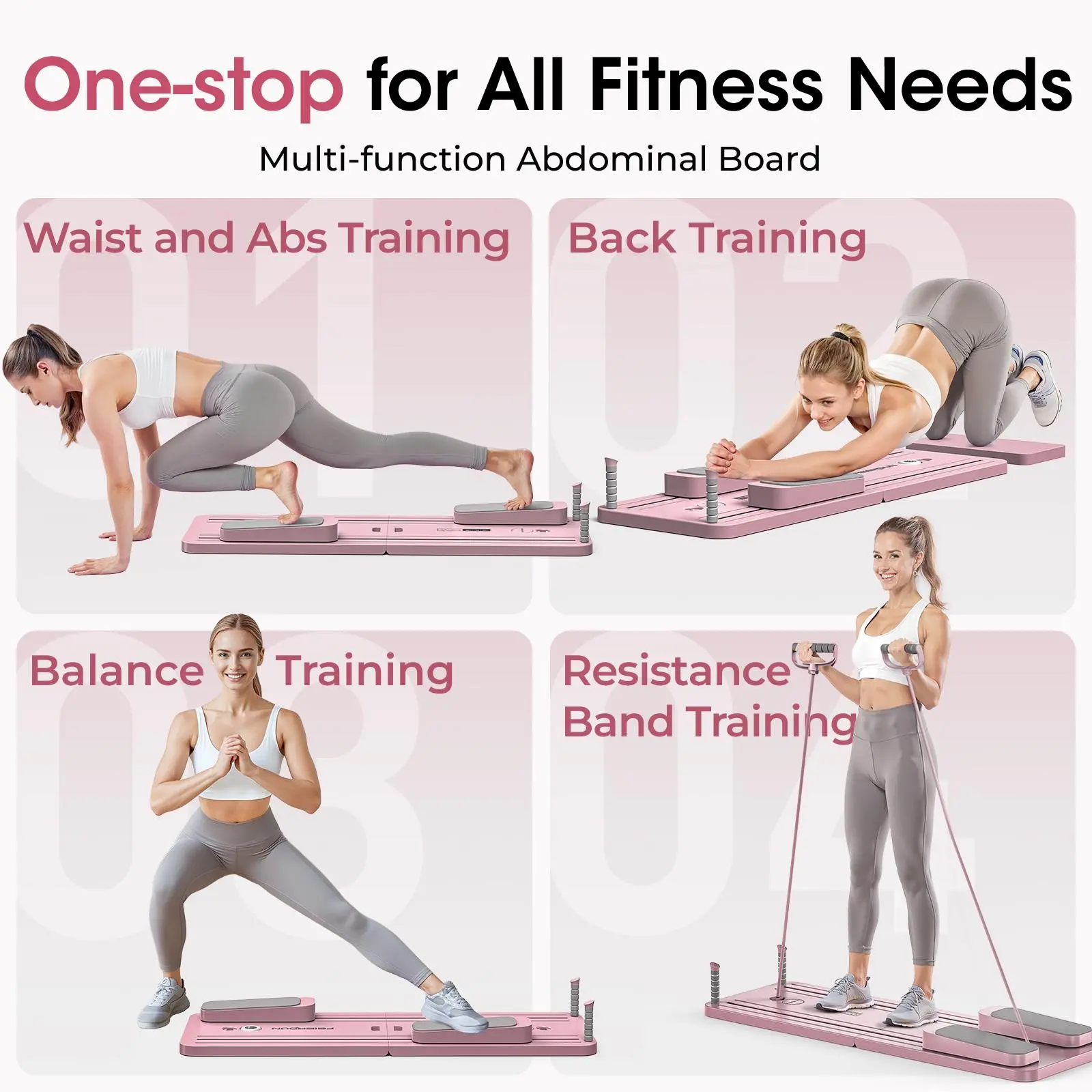 Foldable Pilates Board Multifu - Home Gym Yoga ulasan dan harga