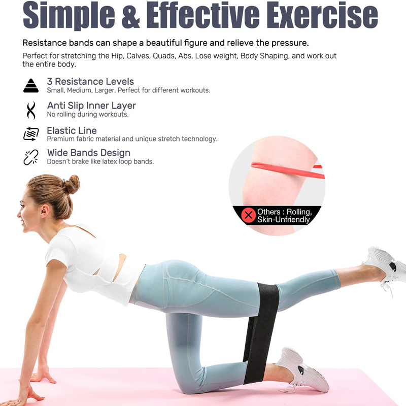 3PCS Women Men Fabric Resistan - Home Gym Equipment Set ulasan dan harga