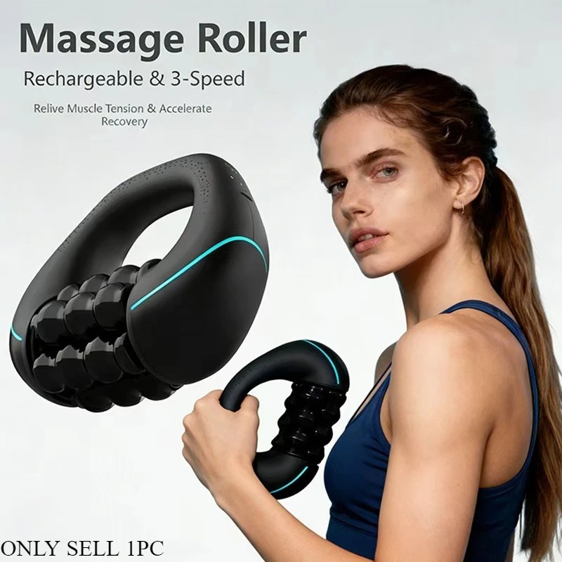 Vibrating Handheld Massage Rol - Home Gym Portable ulasan dan harga