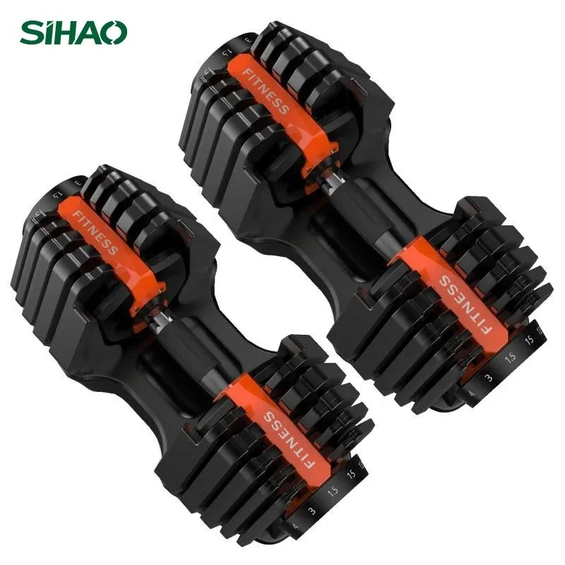 Adjustable Dumbbells|SIHAO 52. - Home Gym Equipment Set ulasan dan harga
