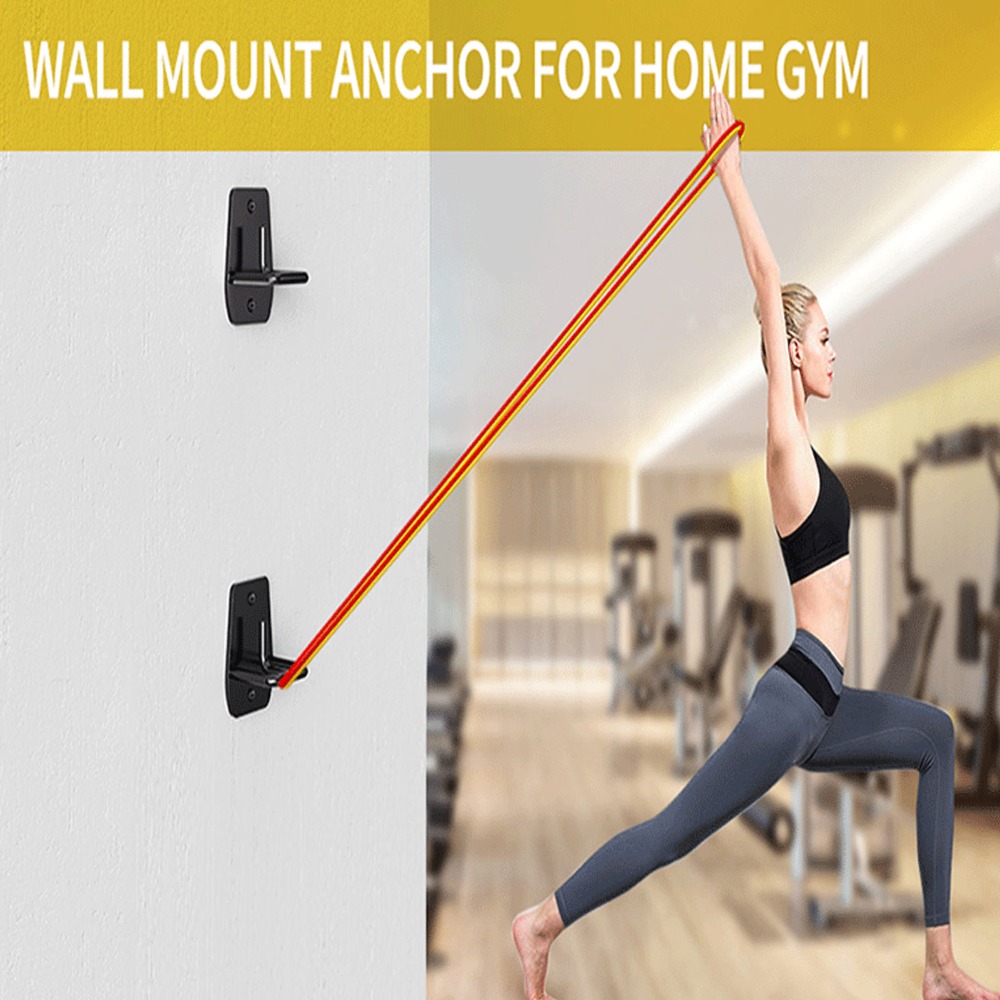 3Pcs Black Exercise Band Wall  - Home Gym Yoga ulasan dan harga