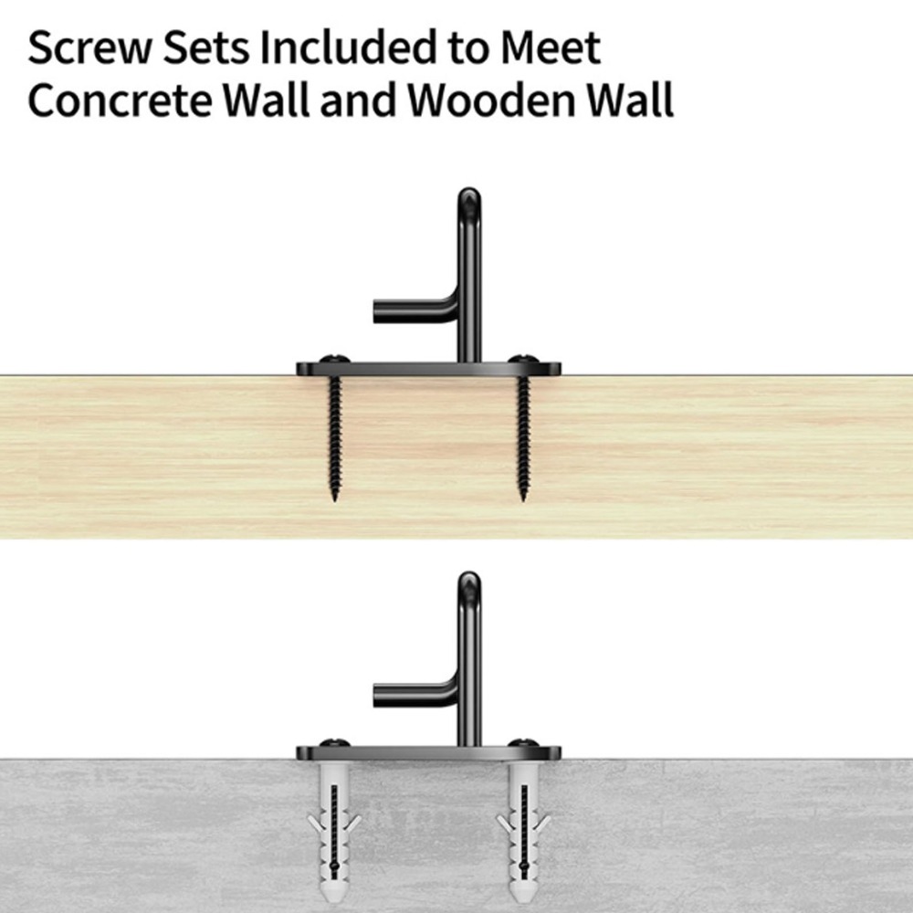 3Pcs Black Exercise Band Wall  - Home Gym Yoga ulasan dan harga