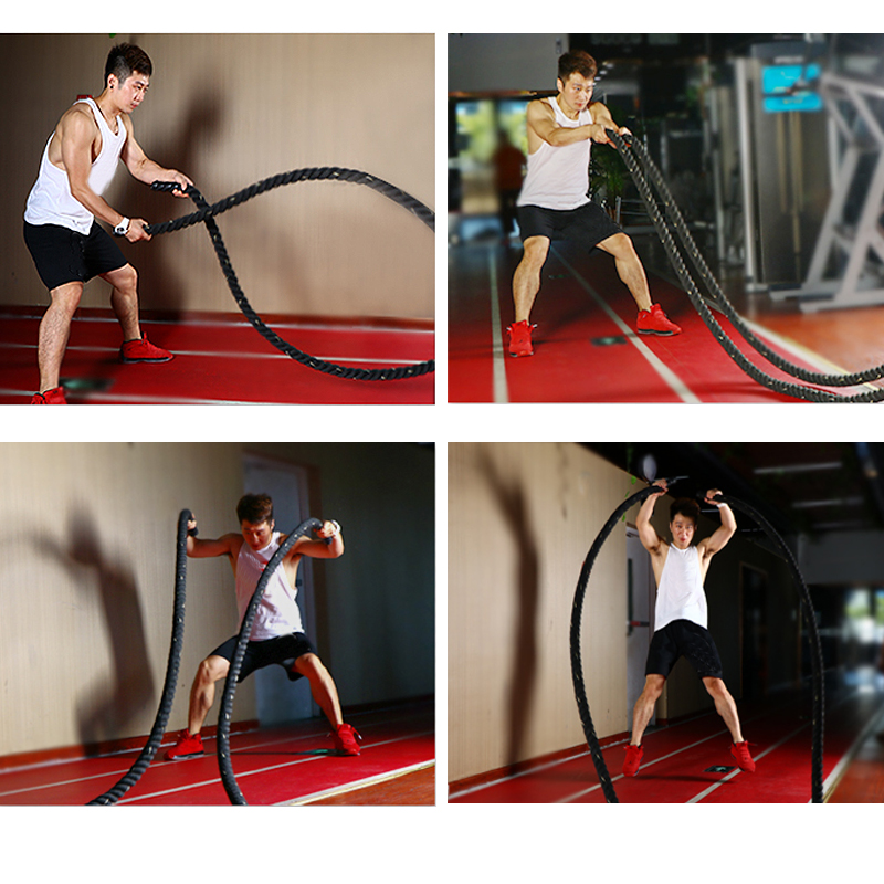 9M/12M/15M Fitness Battle Rope - Battle Rope Heavy ulasan dan harga