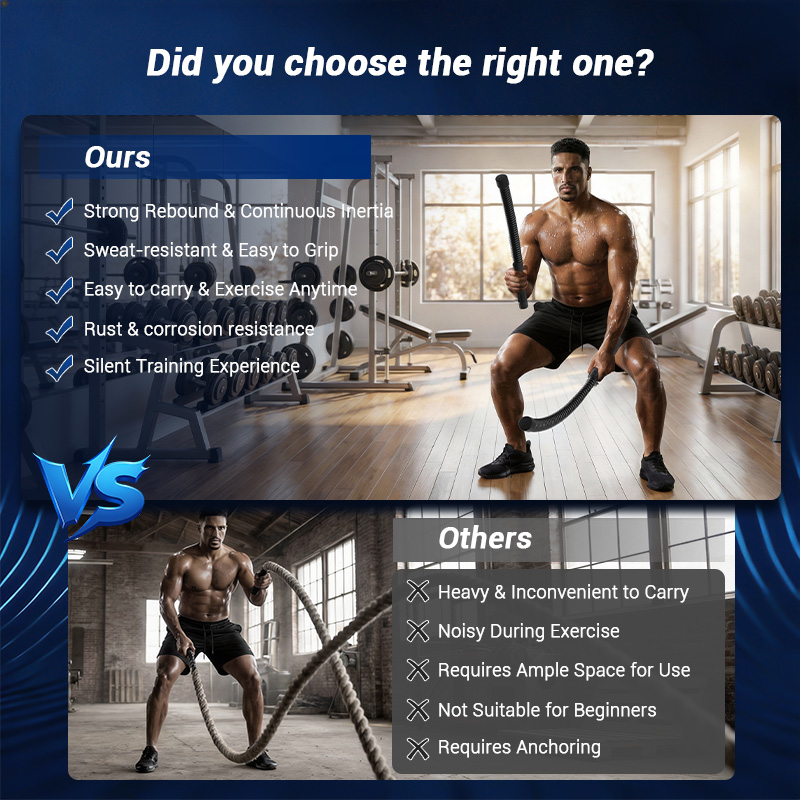 UMAY Ropeless Battle Rope, Low - Home Gym Portable ulasan dan harga