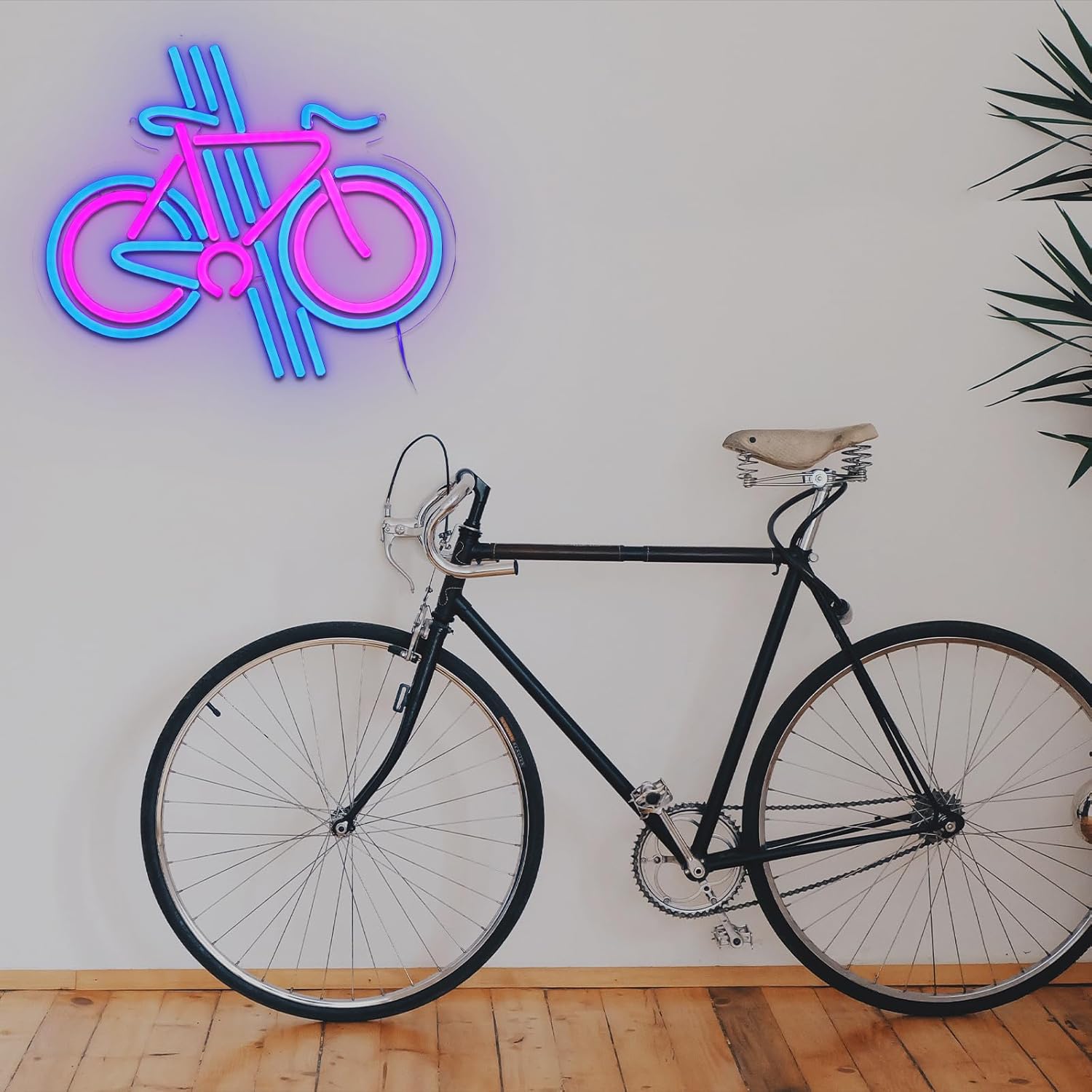 Bike Neon Sign Dimmable Bicycl - Home Gym Neon Sign ulasan dan harga