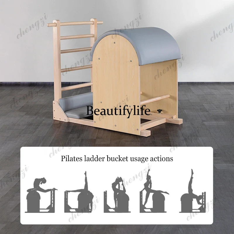 Home Maple Ladder Barrel Yoga  - Home Gym Equipment Set ulasan dan harga