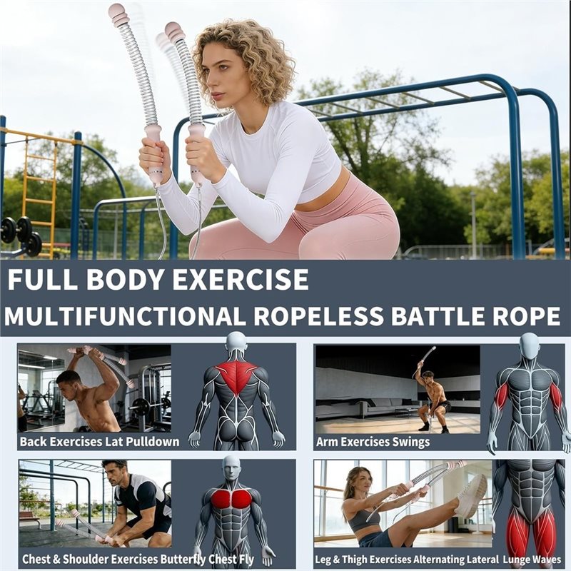 Dropship-Ropeless Battle Ropes - Battle Rope Heavy ulasan dan harga