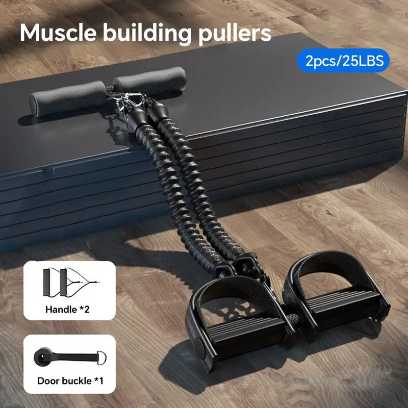 Pedal Tension Rope Puller Exer - Home Gym Routine ulasan dan harga