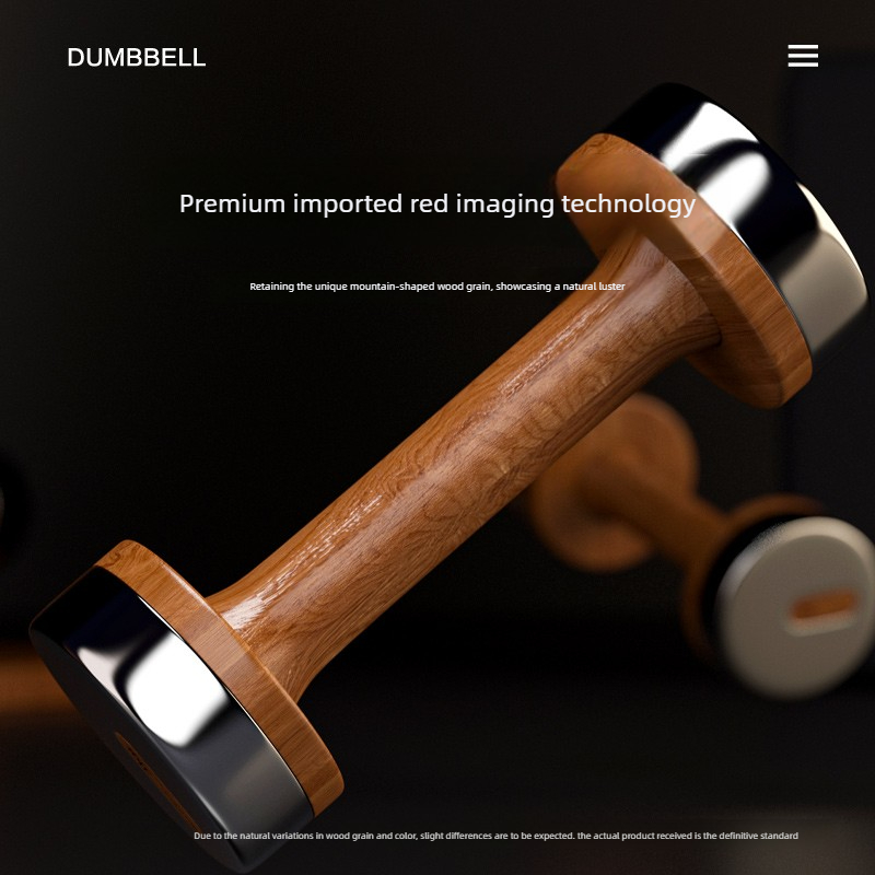 Wood & Steel Adjustable Dumbbe - Home Gym Equipment Set ulasan dan harga