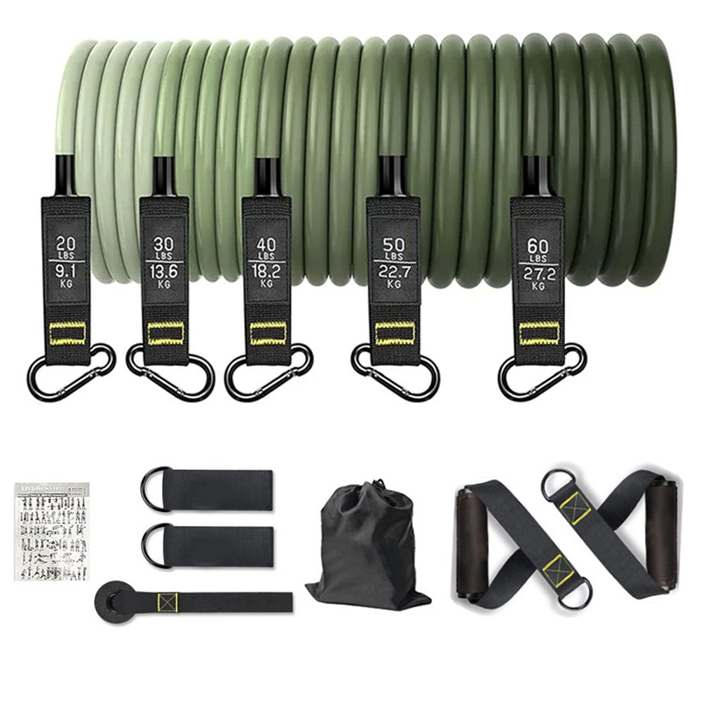 Resistance Bands Set Tension P - Home Gym Equipment Set ulasan dan harga
