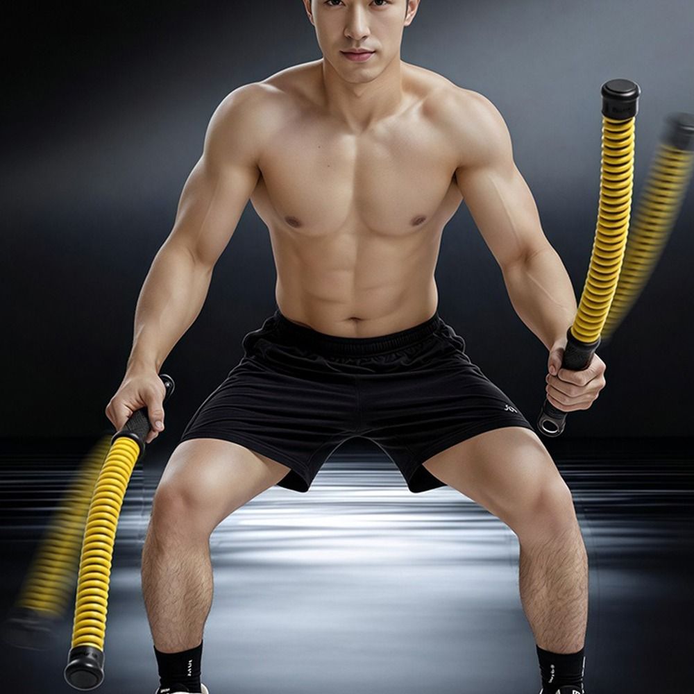 2pcs Non-Slip Handle Cordless  - Battle Rope Heavy ulasan dan harga