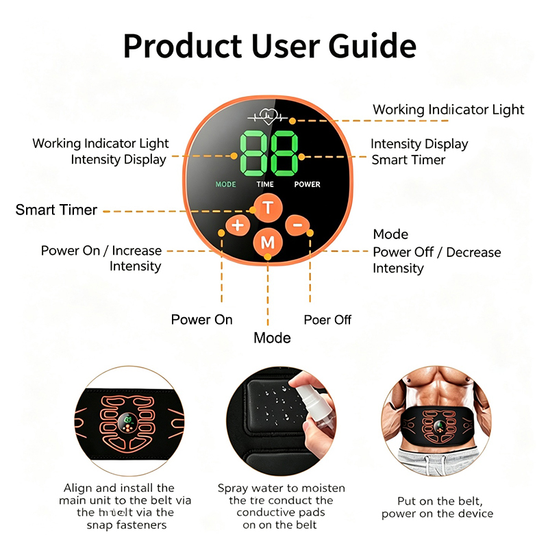 Abdominal Toning Belt Smart Ab - Home Gym Routine ulasan dan harga