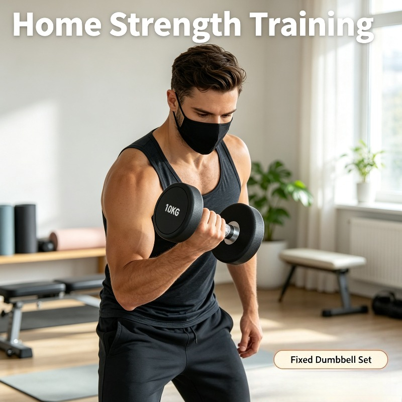 Fixed Dumbbells Set 5kg 10kg 1 - Home Gym Equipment Set ulasan dan harga