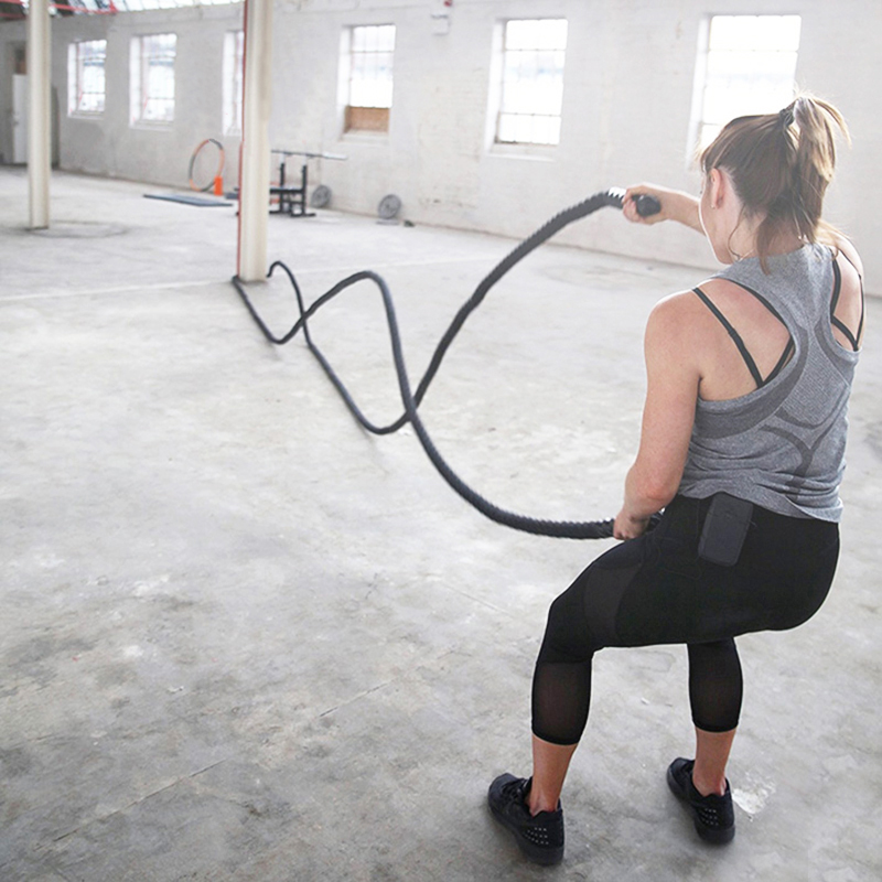9M/12M/15M Fitness Battle Rope - Battle Rope Heavy ulasan dan harga