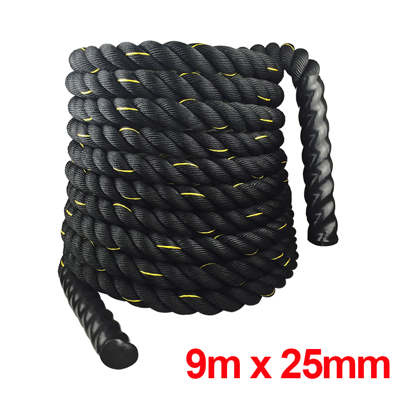 9M/12M/15M Fitness Battle Rope - Battle Rope Heavy ulasan dan harga