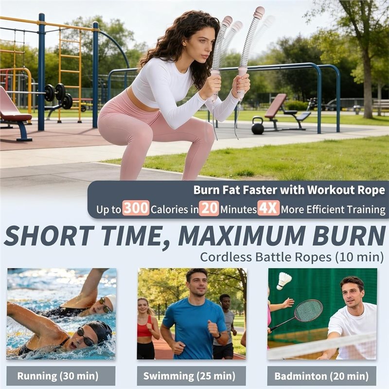 A64T-Ropeless Battle Ropes, Wo - Battle Rope Heavy ulasan dan harga